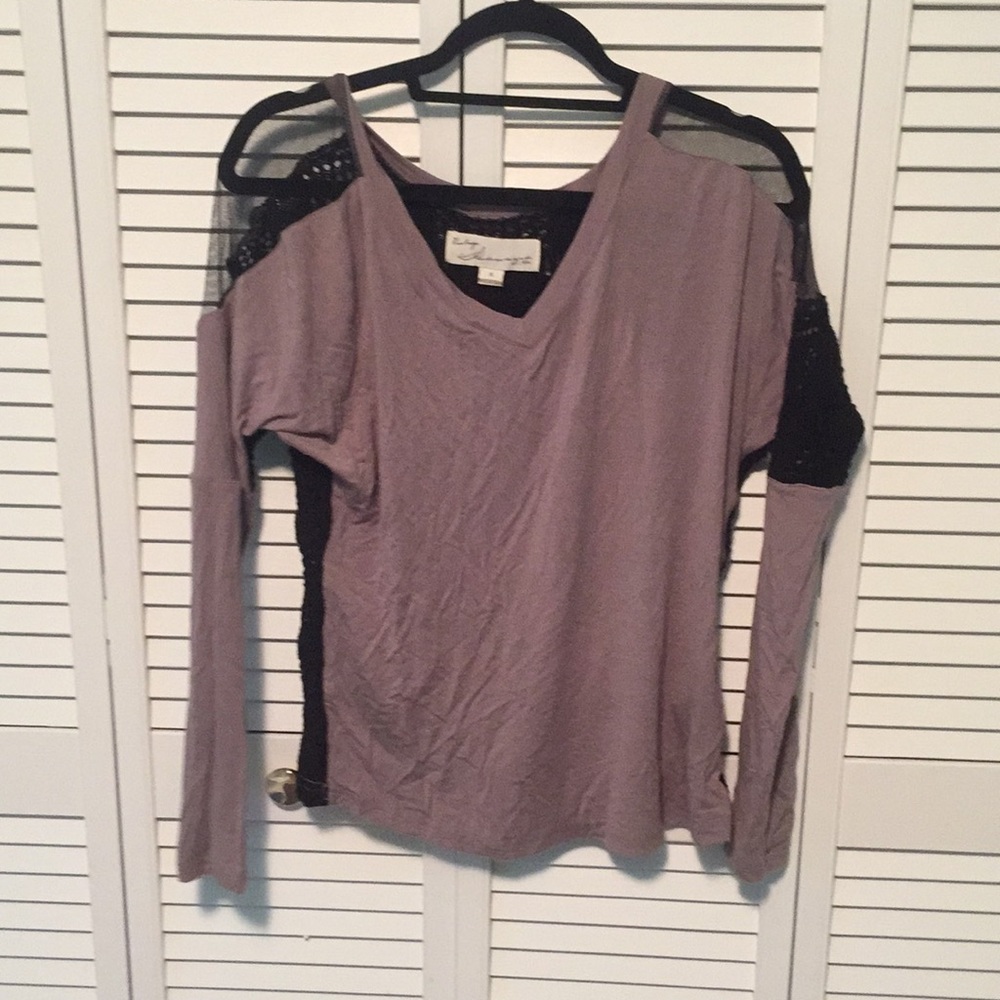 Gray blouse